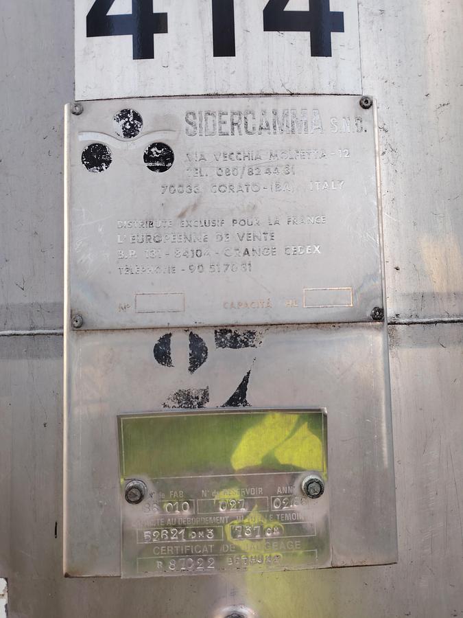 D'occasion Cuve INOX 526HL