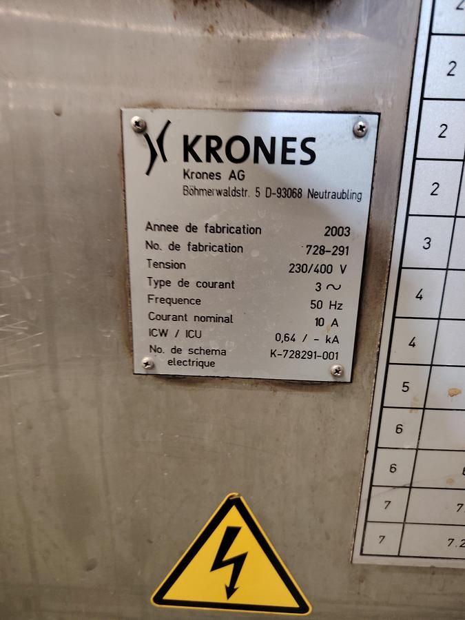 D'occasion Étiqueteuse industrielle automatique KRONES Bonamatic