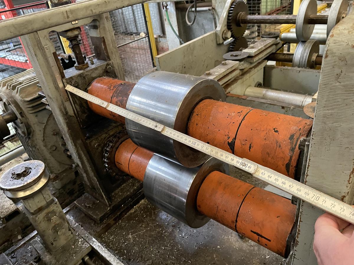 Used Coil line 500 mm, standing profiles