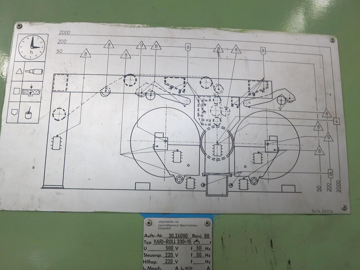 D'occasion Bobinoir industriel Jagenberg VARI-ROLL 330-15 – 1988