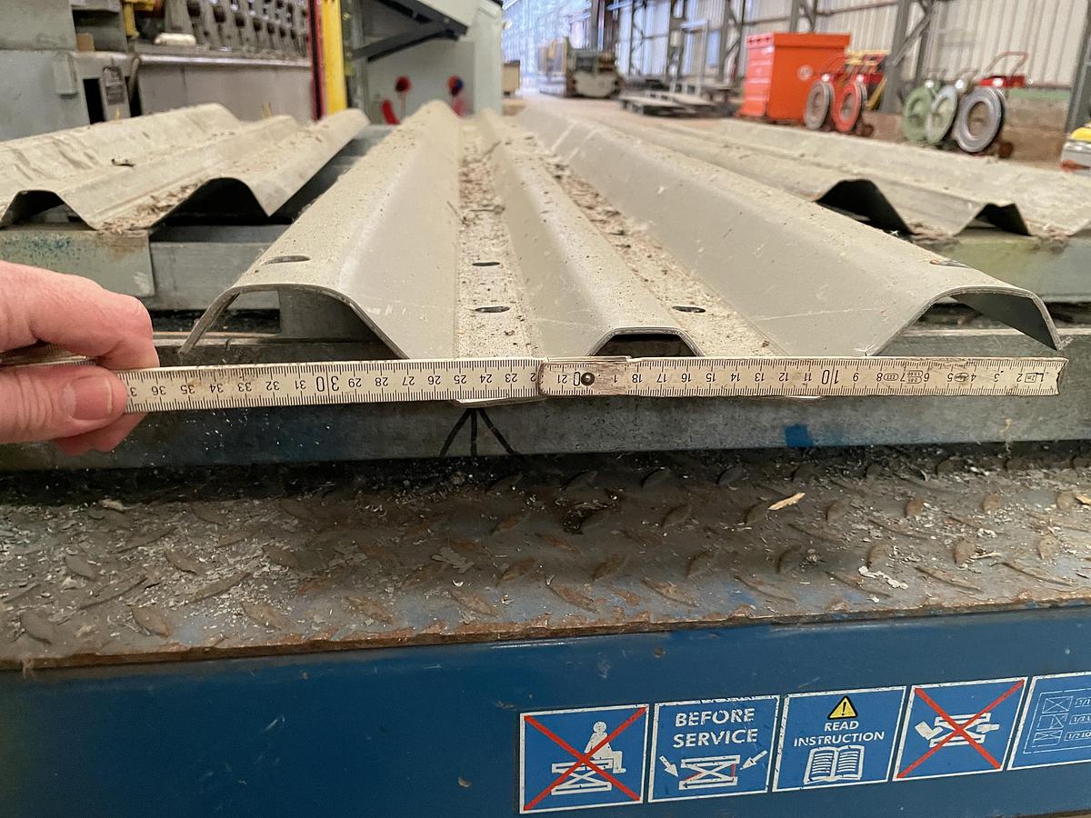 Used Coil line 500 mm, standing profiles