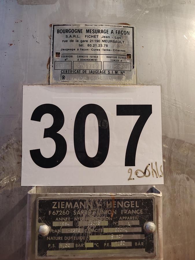 D'occasion Cuve INOX 206HL