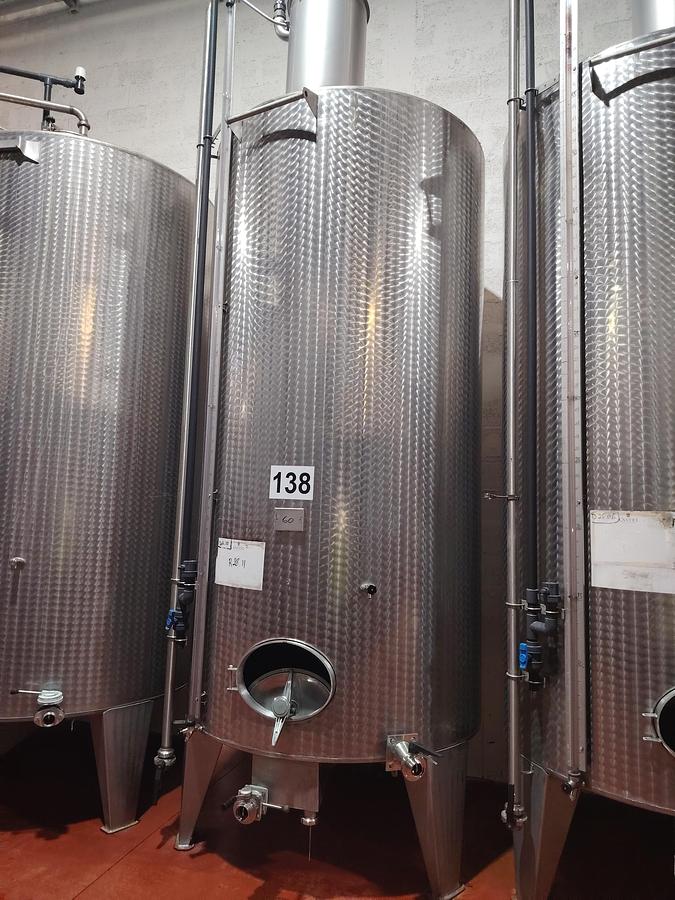 D'occasion Cuve INOX pied finition gaufré 60HL