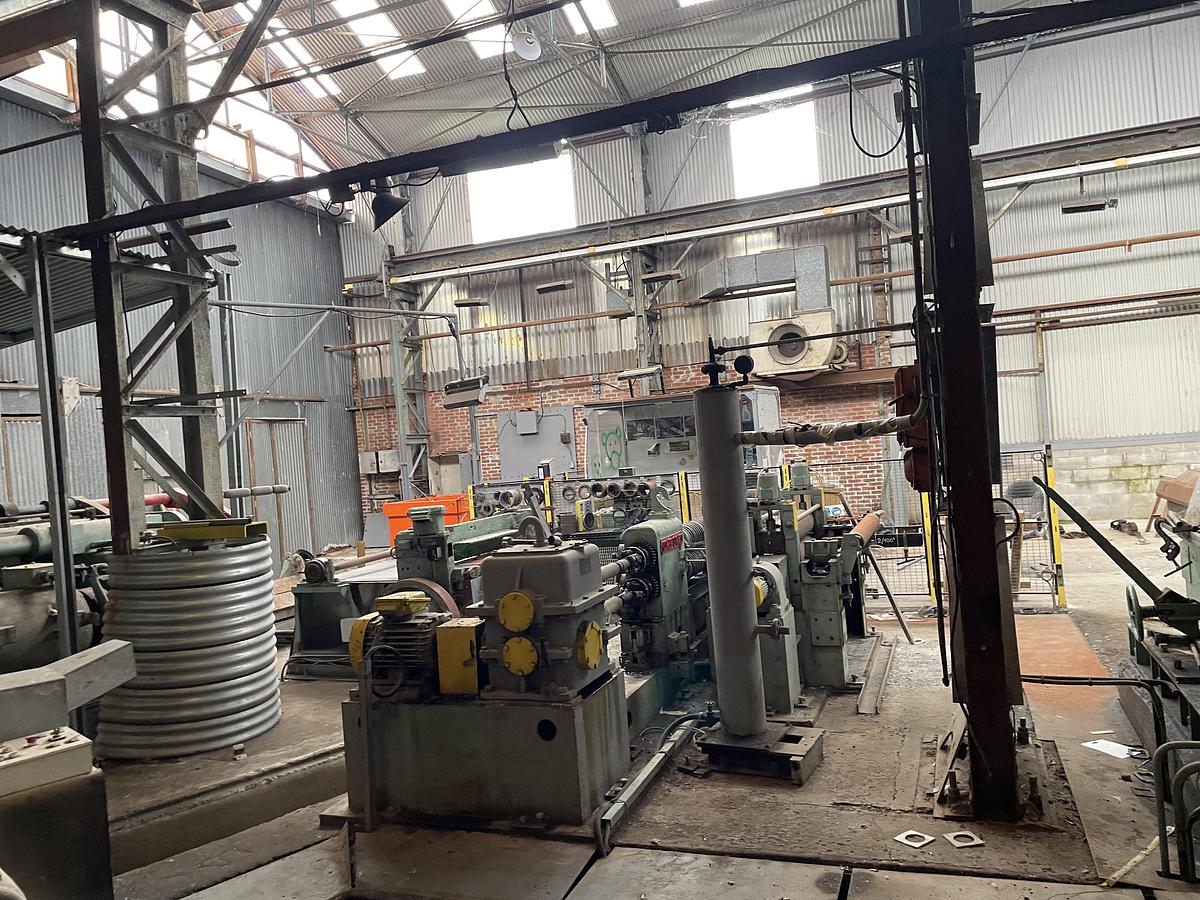 Used Slitting equipment: decoiler / straightener / shear