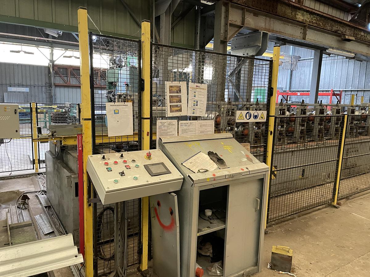 Used Coil line 500 mm, standing profiles