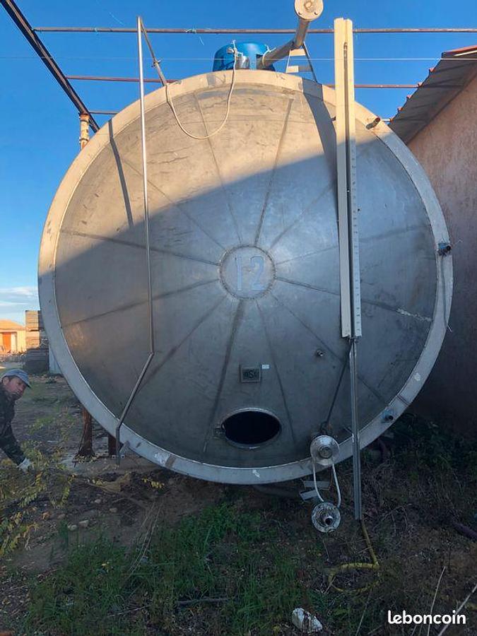 D'occasion Cuve inox de stockage alimentaire – 100 m³ (304L)