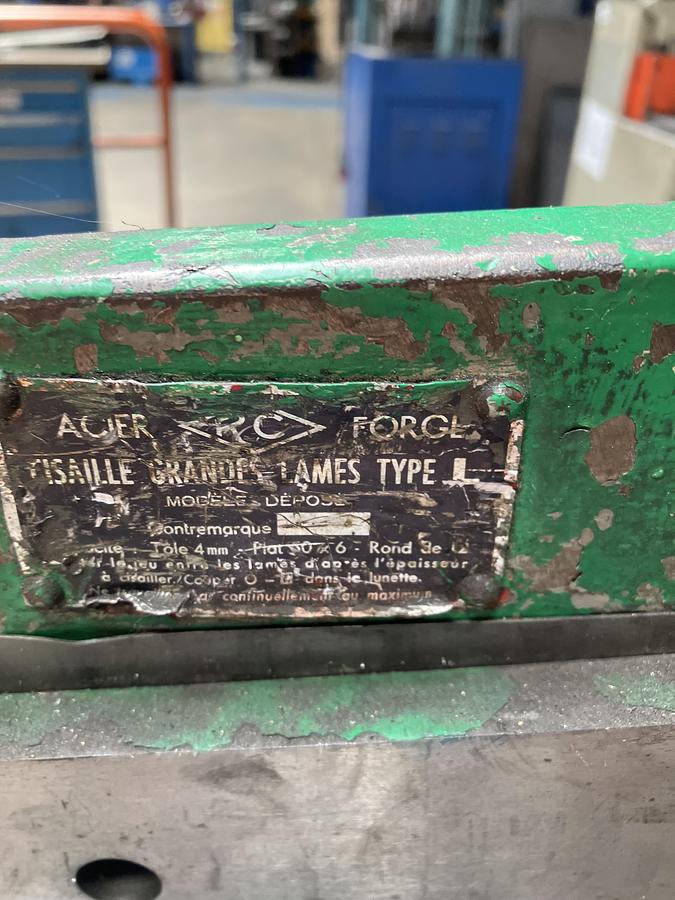 D'occasion Cisaille Manuel grande lame 4mm