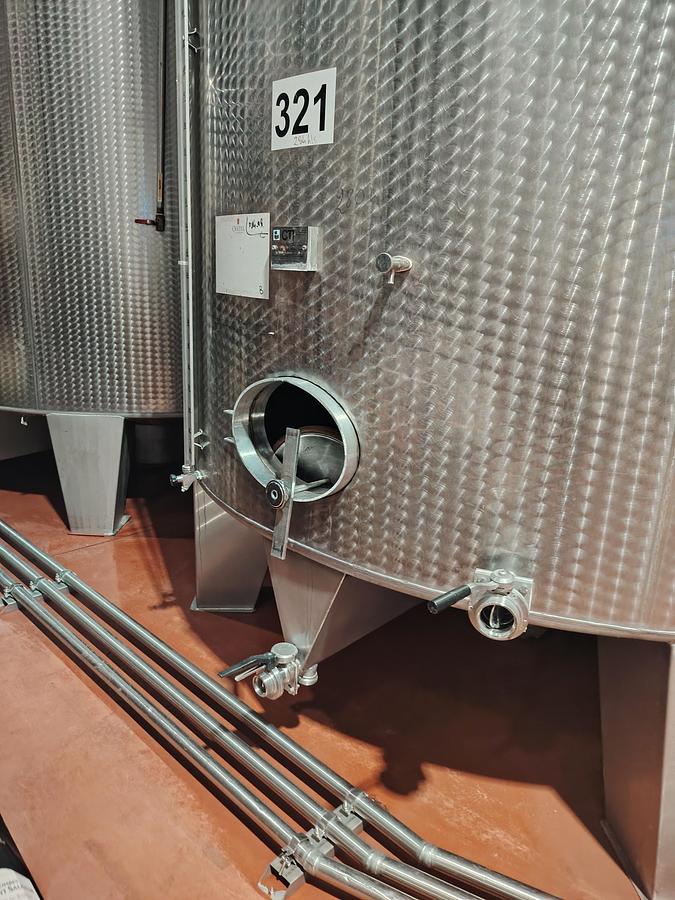 D'occasion Cuve INOX Sur Pied Finition Gauffrée 285HL