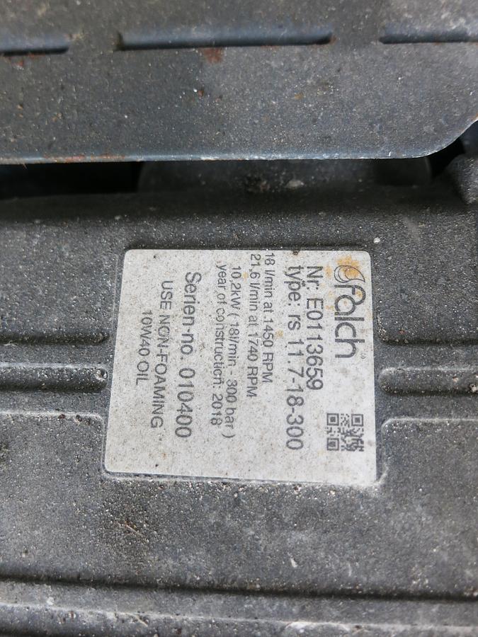 D'occasion Nettoyeur haute pression industriel Falch T5 11-78-300 – 300 bar – 10,2 kW