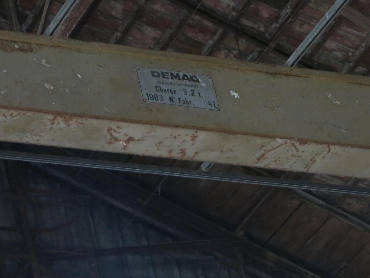 Used DEMAG Overhead Crane – 3.2 Tonnes