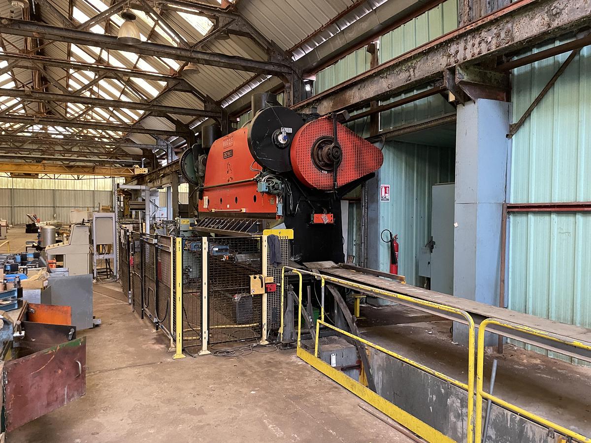 Used Coil line 500 mm, standing profiles