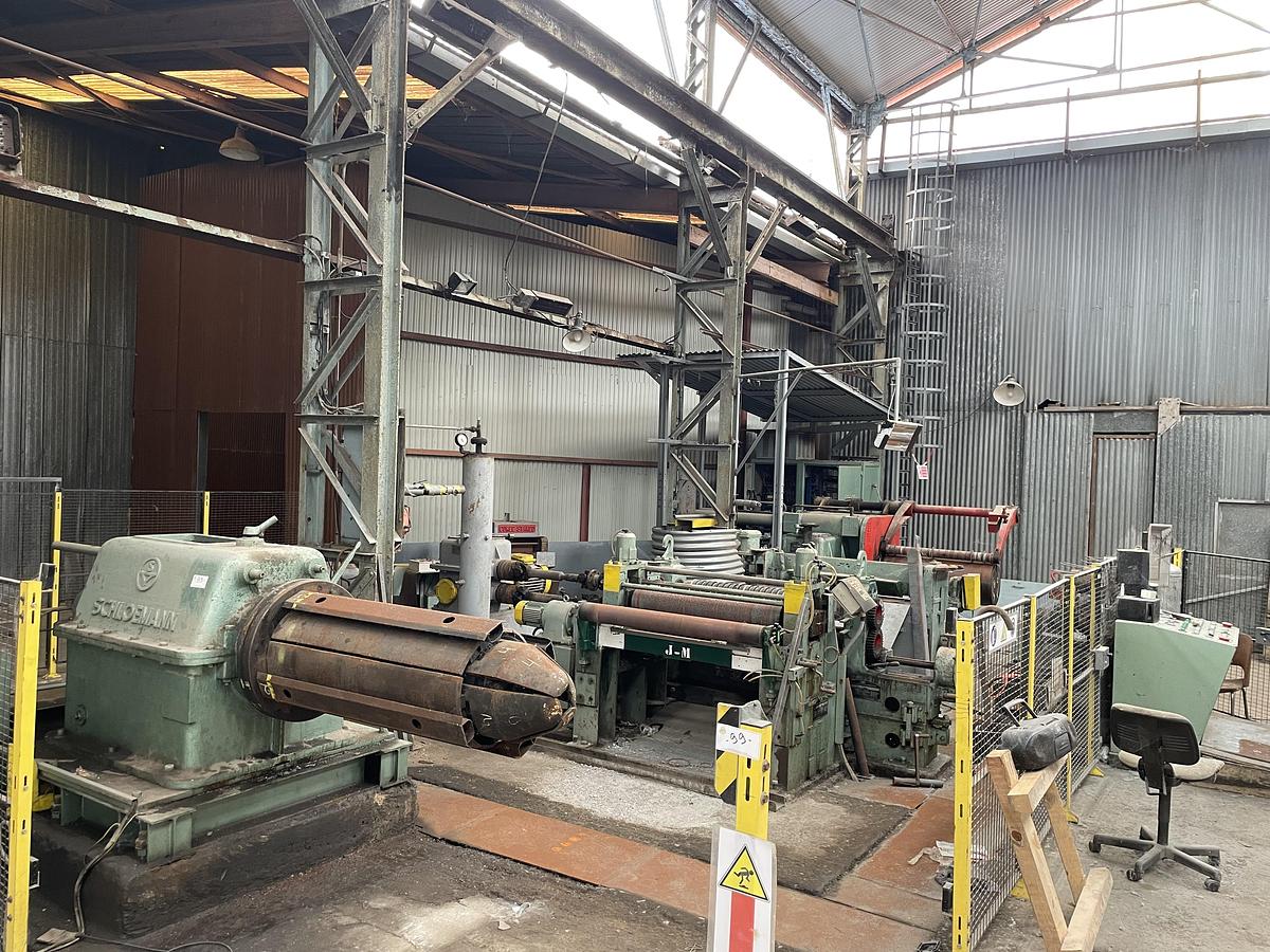 Used Slitting equipment: decoiler / straightener / shear