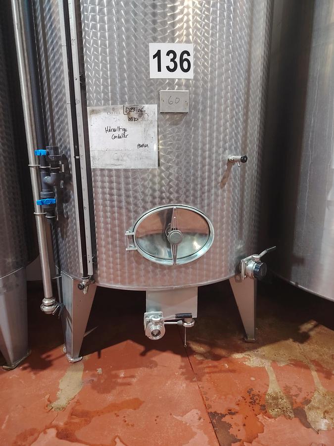 D'occasion Cuve INOX pied finition gaufré 60HL