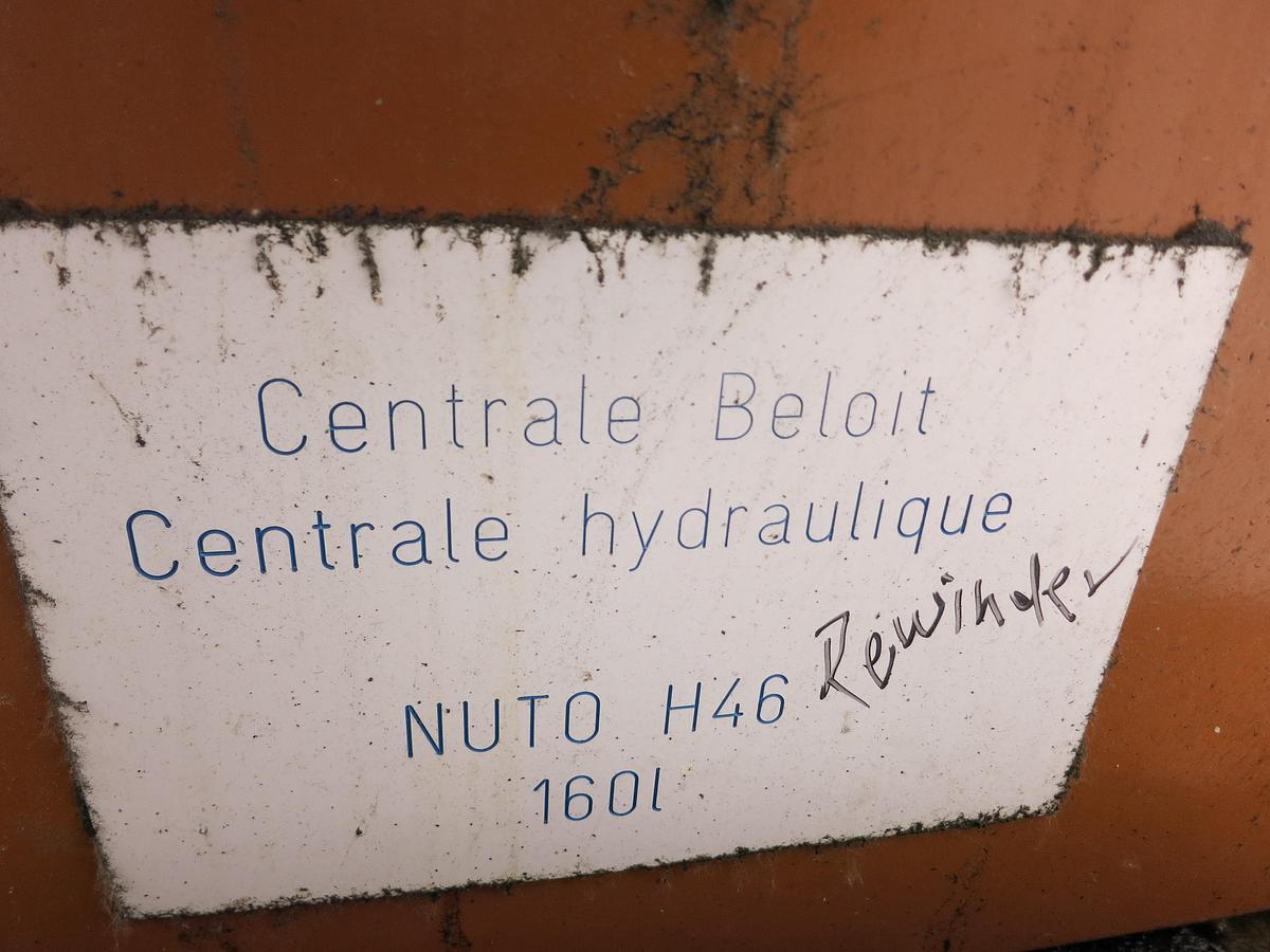 D'occasion Centrale hydraulique Beloit – 160 L pour bobineuse (rewinder)