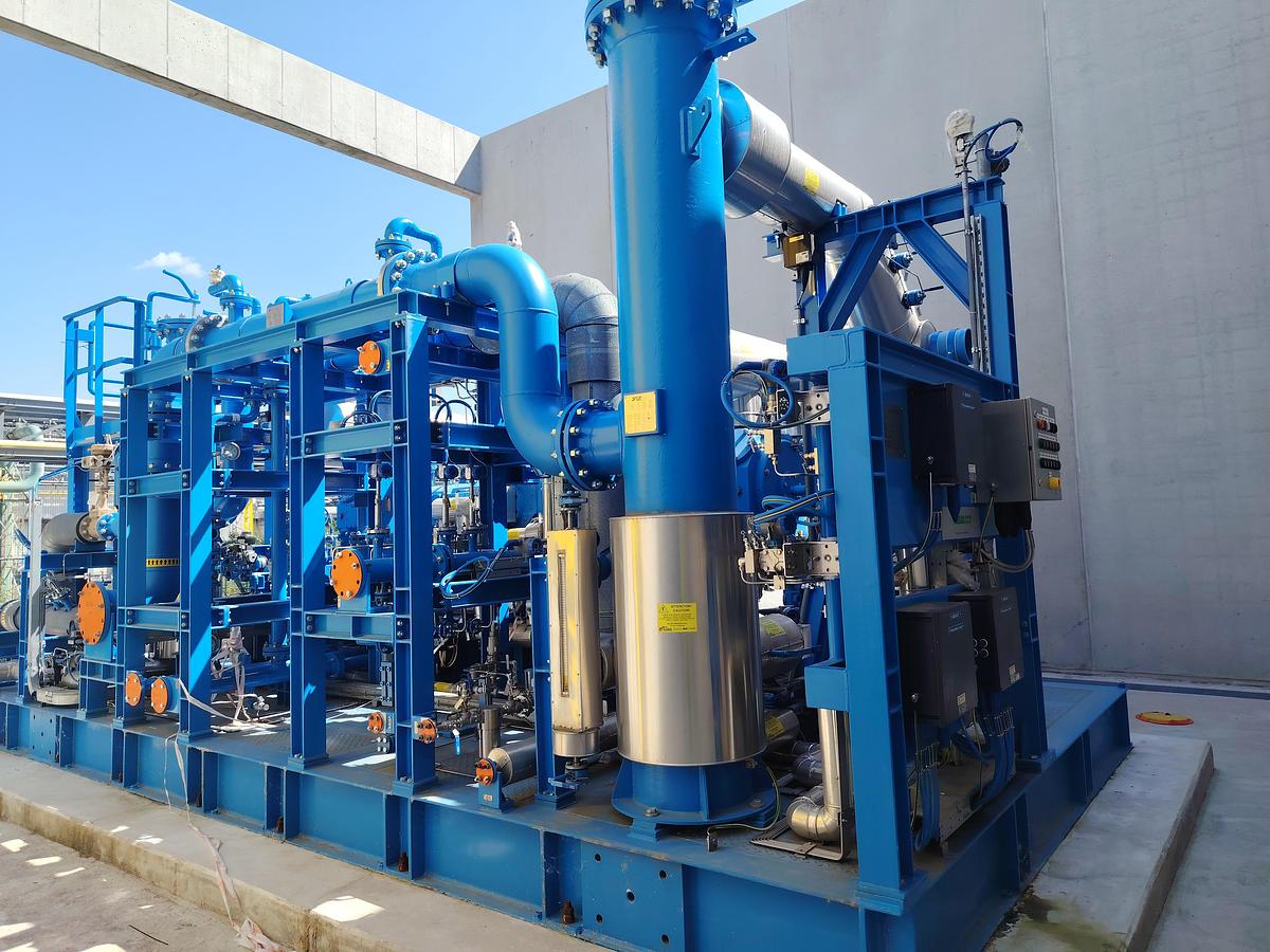 D'occasion Système de compression d'hydrogène industriel SIAD (249 kW)