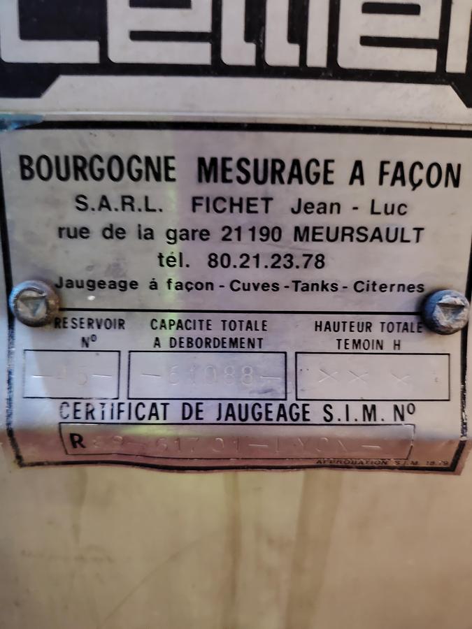 D'occasion Cuve INOX Horizontale 610HL