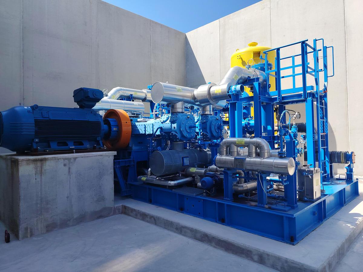 D'occasion Système de compression d'hydrogène industriel SIAD (249 kW)