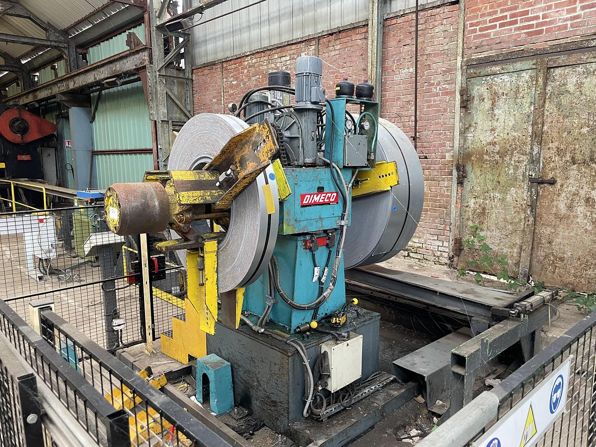 Used Coil line 500 mm, standing profiles