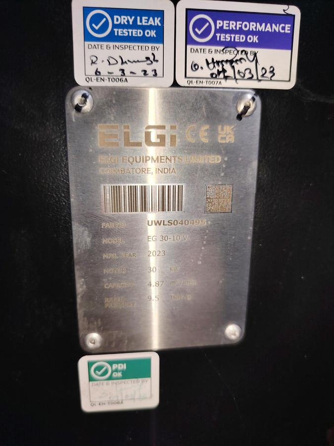 D'occasion Compresseur ELGI Equipments Limited EG30