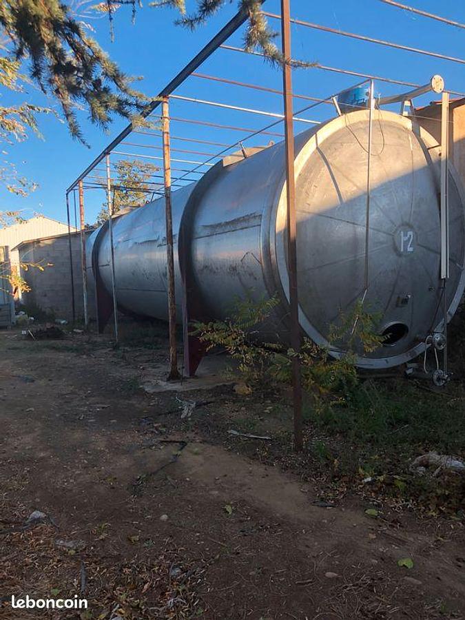 D'occasion Cuve inox de stockage alimentaire – 100 m³ (304L)