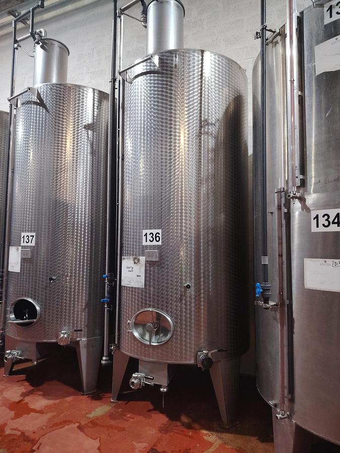 D'occasion Cuve INOX pied finition gaufré 60HL