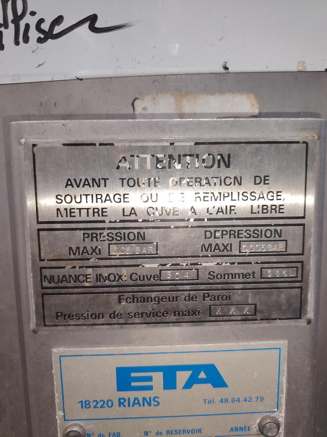 D'occasion Cuve INOX 2 compartiments 400HL