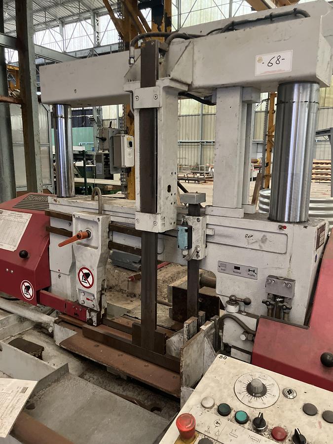 D'occasion Scie à Ruban Horizontale, Double Colonne