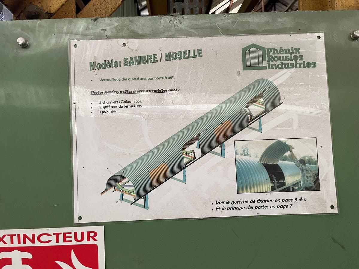 D'occasion Poste de Profilage avec Rouleuse et Presse 1200x8mm