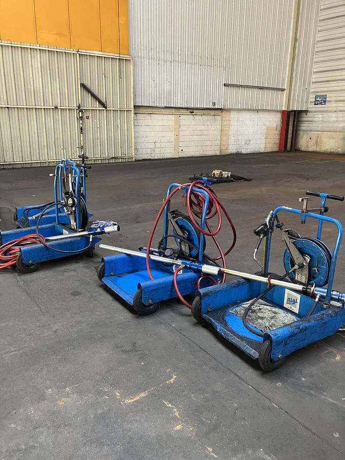Used Oil reel with hose