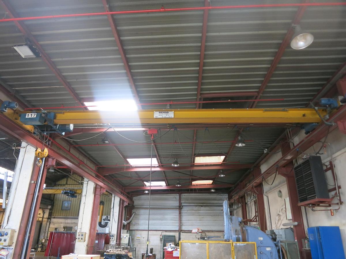D'occasion Pont roulant DEMAG – Capacité 2 tonnes – Année 1987