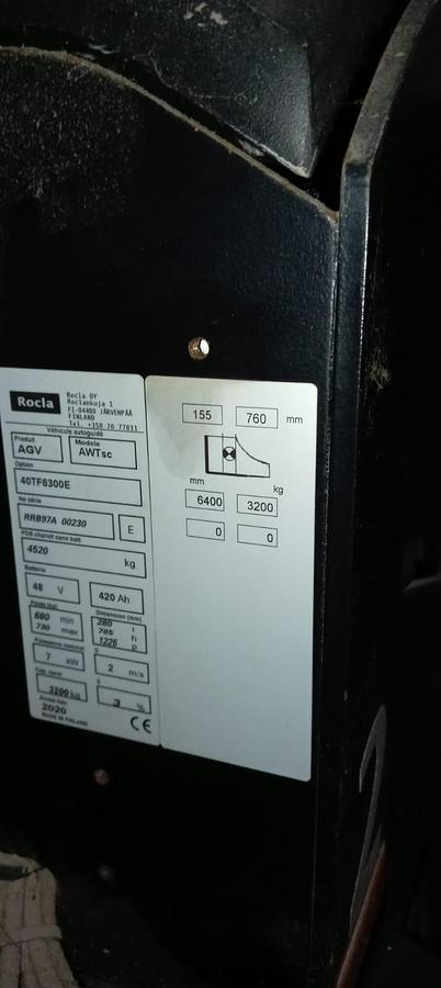 D'occasion Véhicule à Guidage Automatique pour Charge Cylindrique Lourde