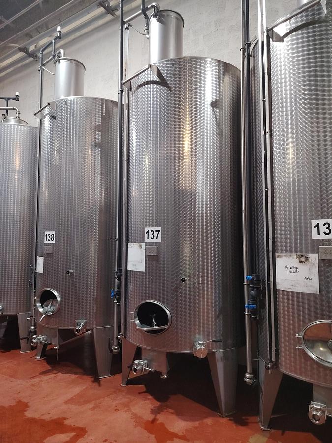 D'occasion Cuve INOX pied finition gaufré 60HL