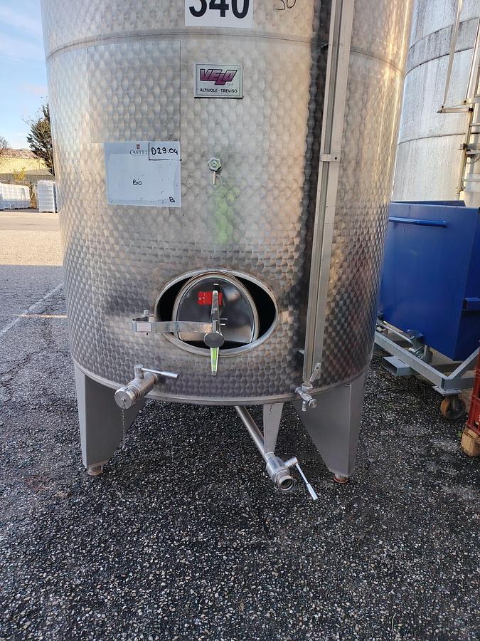 D'occasion Cuve INOX Sur Pied Finition Gauffrée 50HL