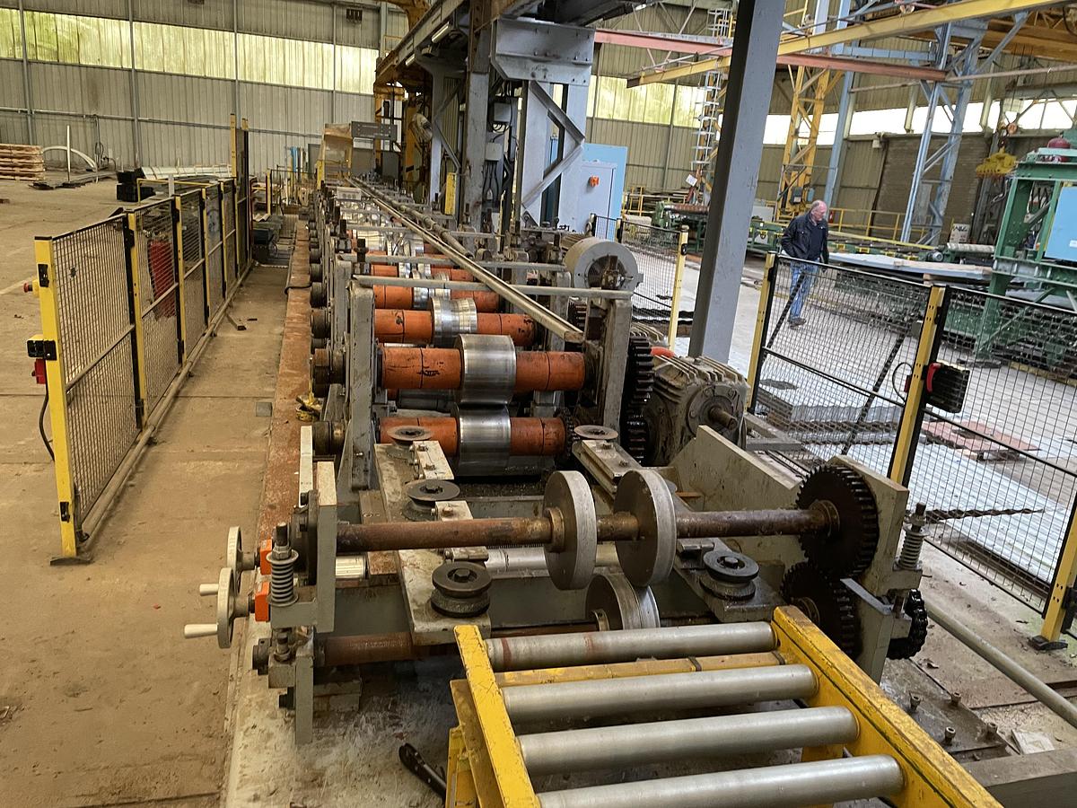 Used Coil line 500 mm, standing profiles