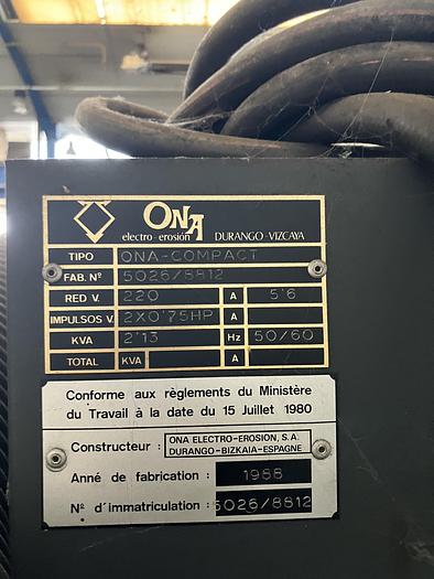 Used 1988 AGIE ONA-COMPACT 30