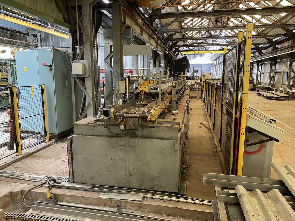 Used Coil line 500 mm, standing profiles