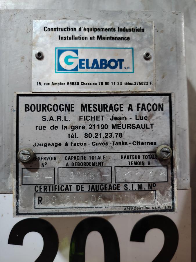 D'occasion Cuve INOX Horizontale 310HL