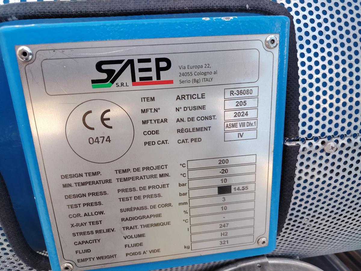 D'occasion Système de compression d'hydrogène industriel SIAD (249 kW)