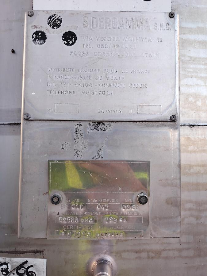 D'occasion Cuve INOX 526HL