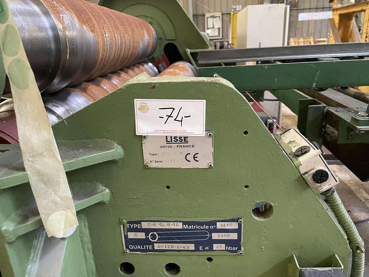 D'occasion Poste de Profilage avec Rouleuse et Presse 1200x8mm