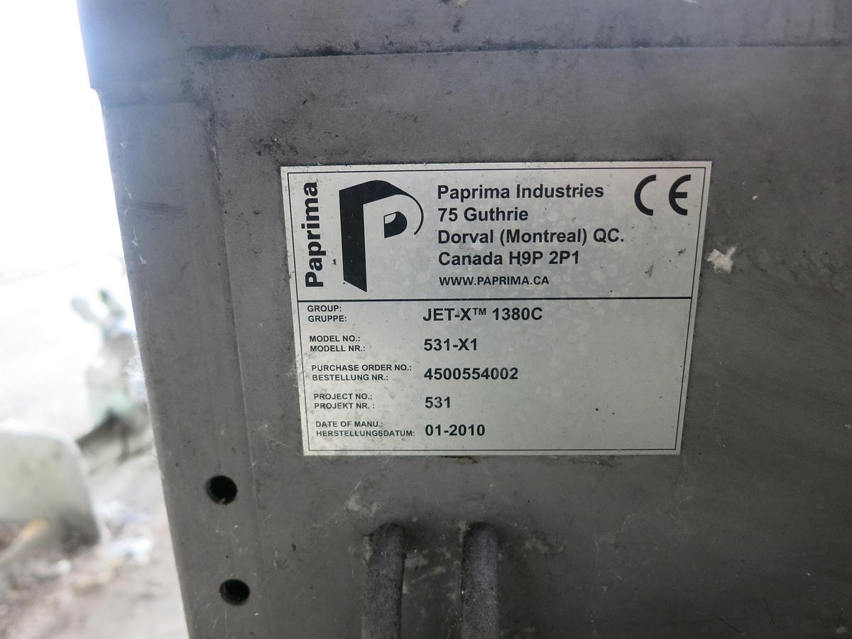 D'occasion Centrale hydraulique Paprima JET-X™ 1380C – Coupe feuille – 2010
