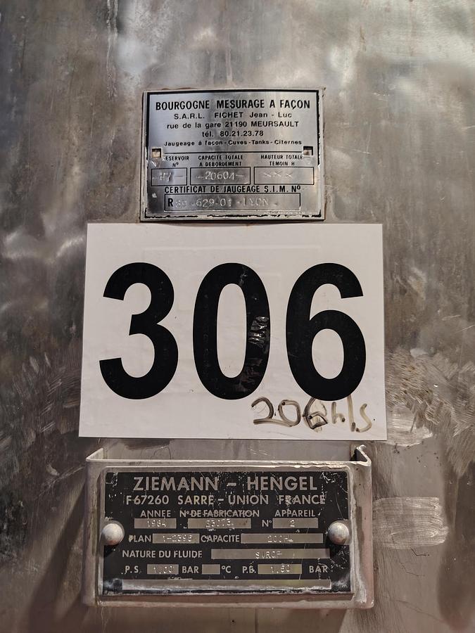 D'occasion Cuve INOX 206HL