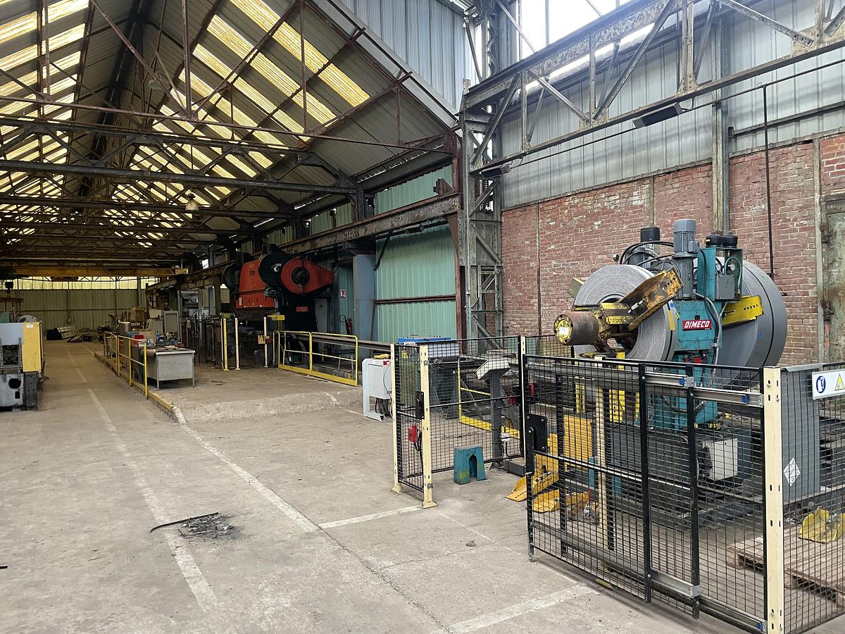 Used Coil line 500 mm, standing profiles