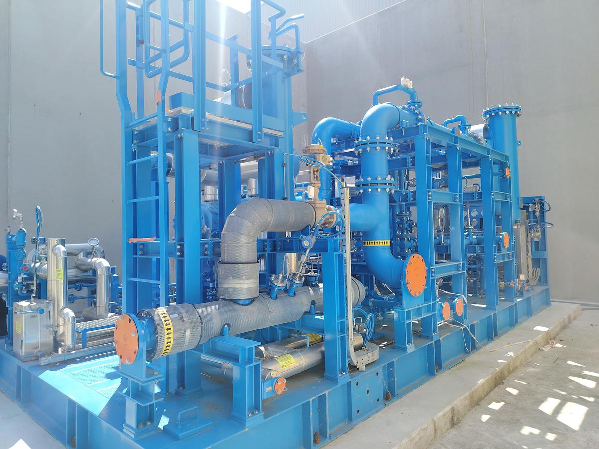 D'occasion Système de compression d'hydrogène industriel SIAD (249 kW)