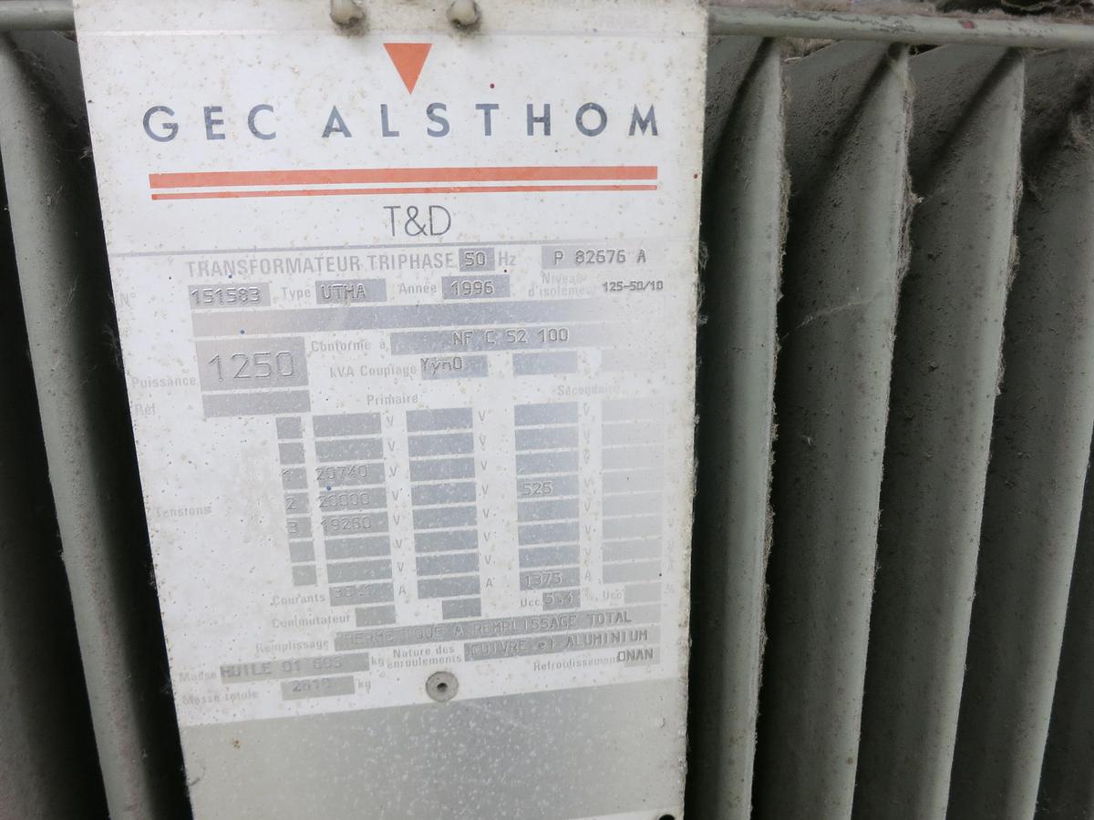 D'occasion Transformateur électrique MINERA / ALSTHOM