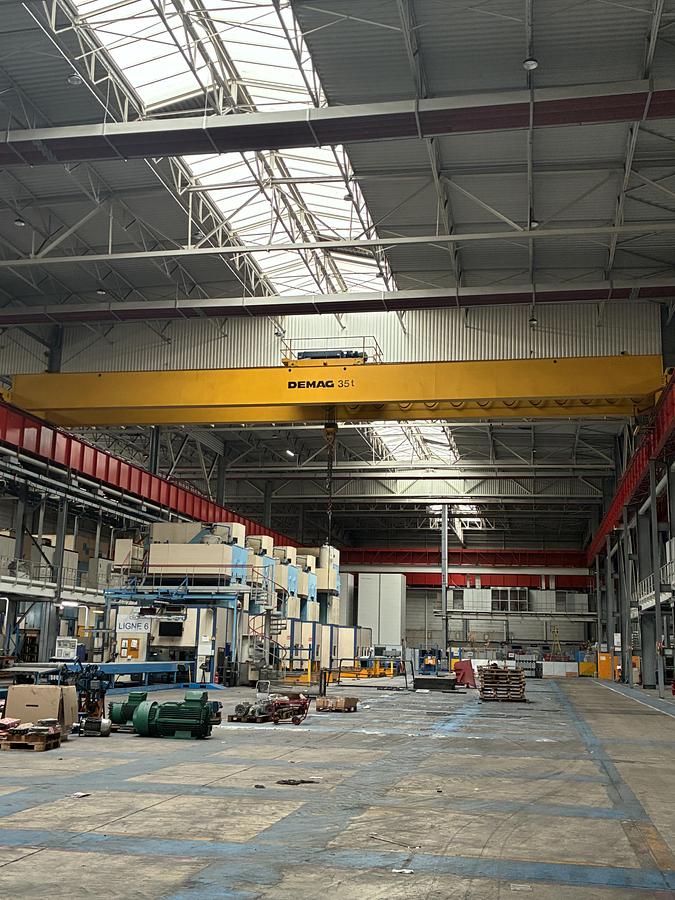 D'occasion Pont Roulant Double 35T DEMAG