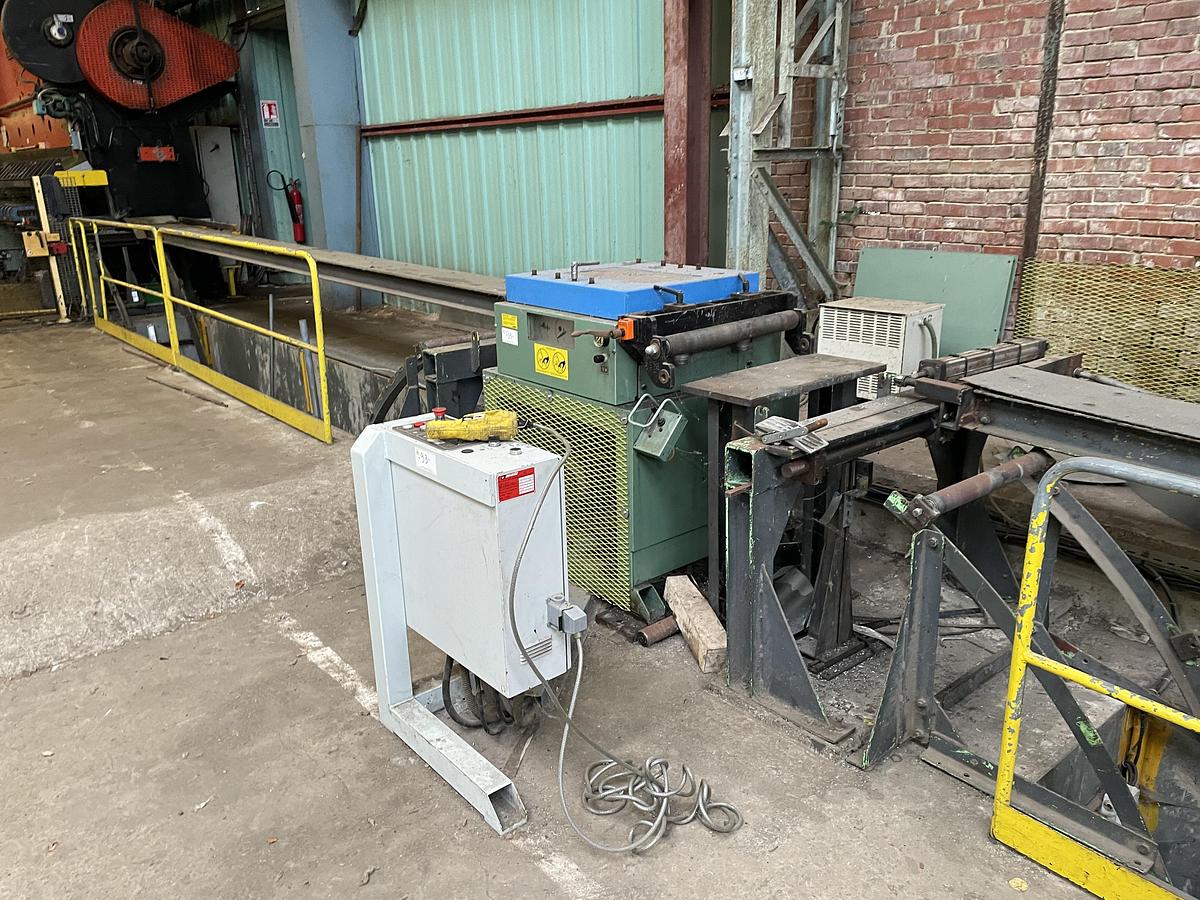 Used Coil line 500 mm, standing profiles