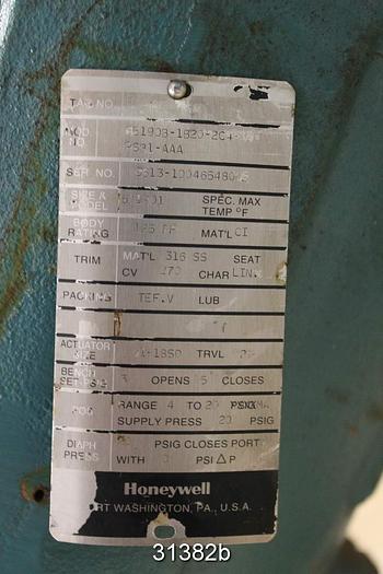 Used Honeywell 8519OB-1B20-2C4 6" 3-Way Steam Valve #31382