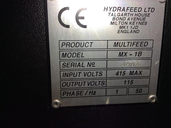 Used Used Hydrafeed Multifeed MX - 1B Barfeed