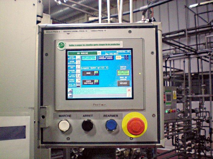 Used LIQUID STICKPACK SACHET MACHINE WITH FLOWPACK WRAPPER used for ice pops